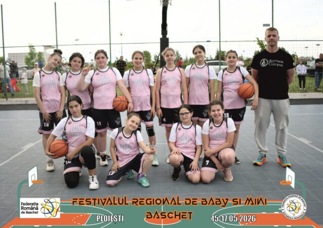 Pandurii Târgoviște, experiență plină de emoție la Festivalul de Baby și Mini Baschet de la Ploiești