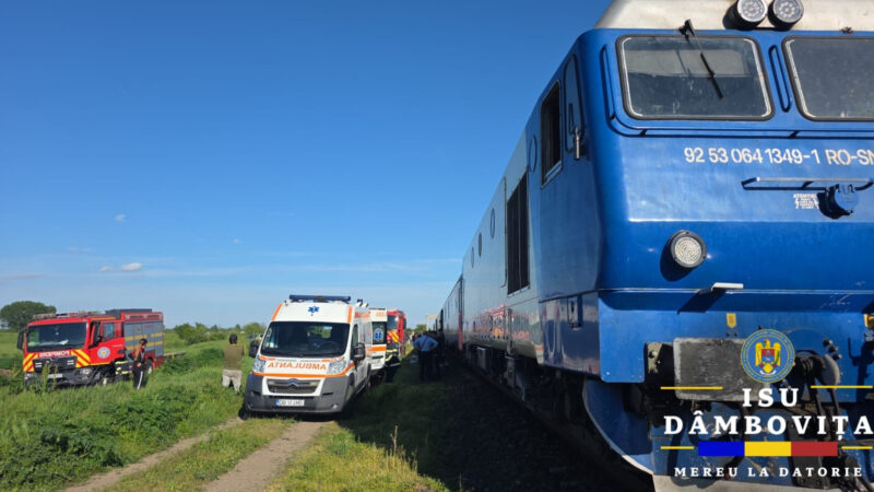 TRAGEDIE LA GĂEȘTI: AUTOTURISM LOVIT DE TREN, O FEMEIE ȘI-A PIERDUT VIAȚA TRAGEDIE LA GĂEȘTI: AUTOTURISM LOVIT DE TREN, O FEMEIE ȘI-A PIERDUT VIAȚA
