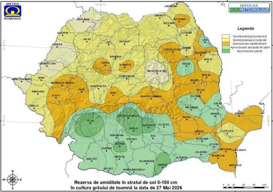 În doar câteva zile, seceta se agravează în România