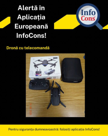  ALERTĂ DE PRODUS: Drone cu telecomandă comercializate online 