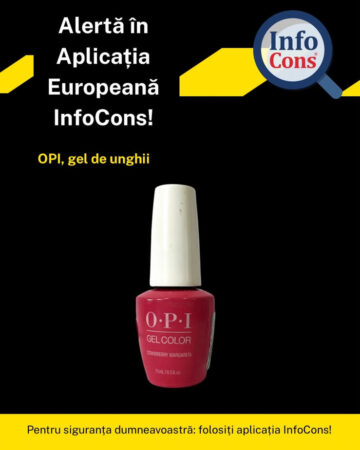 ALERTĂ INFOCONS: Produs cosmetic cu risc chimic retras din atenția consumatorilor ALERTĂ INFOCONS: Produs cosmetic cu risc chimic retras din atenția consumatorilor