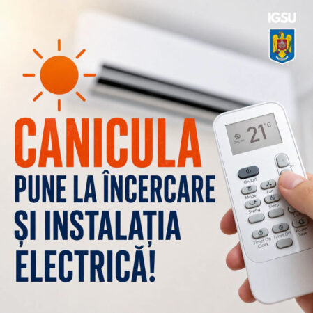 Atenție la consumul electric în perioadele de caniculă: risc crescut de incendii în locuințe