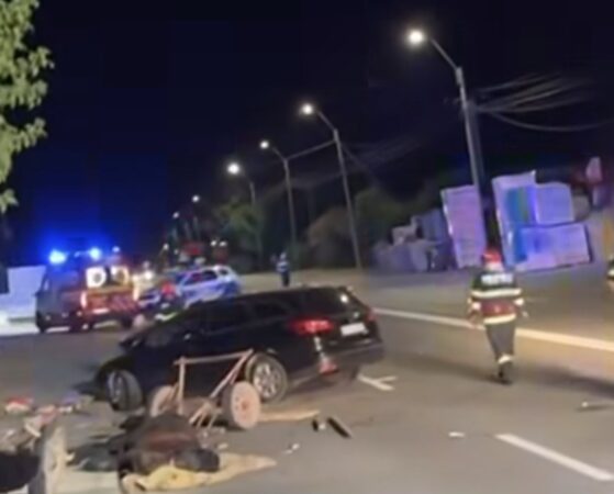 Au văzut moartea cu ochii: accident grav în municipiul Târgoviște