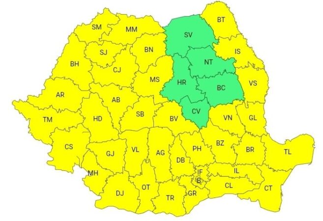 CANICULĂ ÎN DÂMBOVIȚA: COD GALBEN DE CĂLDURĂ ȘI DISCONFORT TERMIC ÎN ZILELE URMĂTOARE