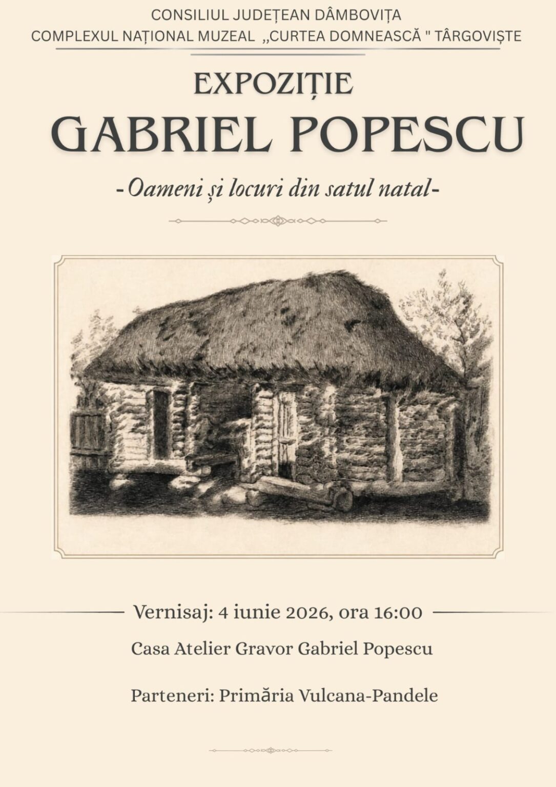 CJ Dâmbovița aduce în atenție patrimoniul artistic al lui Gabriel Popescu CJ Dâmbovița aduce în atenție patrimoniul artistic al lui Gabriel Popescu