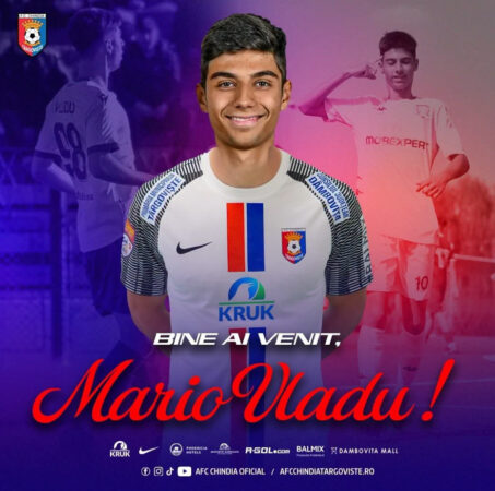 Chindia își întărește lotul cu un tânăr de perspectivă! Mario Vladu a semnat cu echipa târgovișteană
