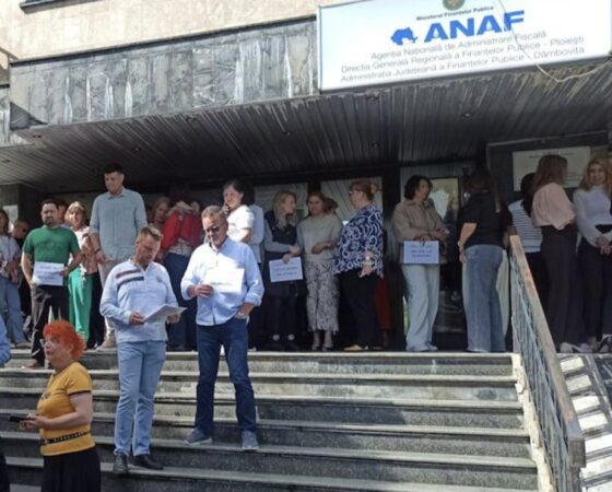 GREVĂ GENERALĂ la Finanțe Publice Dâmbovița: Sistemul fiscal, blocat de nemulțumiri salariale