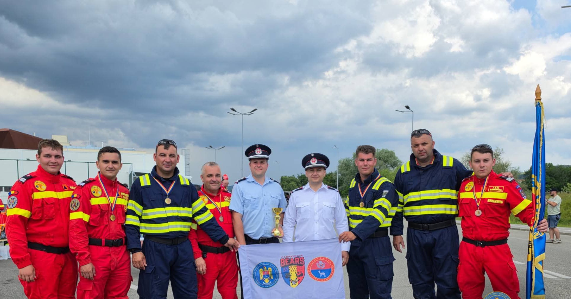 ISU Dâmbovița, pe podium la competiția națională a salvatorilor!