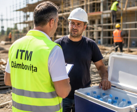  ITM DÂMBOVIȚA: PROTEJAREA ANGAJAȚILOR PE TIMPUL CANICULEI ESTE O OBLIGAȚIE LEGALĂ!