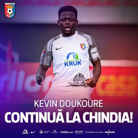 Kevin Doukoure continuă la Chindia Târgoviște până în 2028