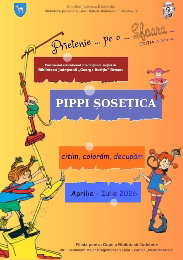 „Prietenie... pe o... sfoară...”, lectură și creativitate la Filiala pentru Copii a Bibliotecii Județene Dâmbovița