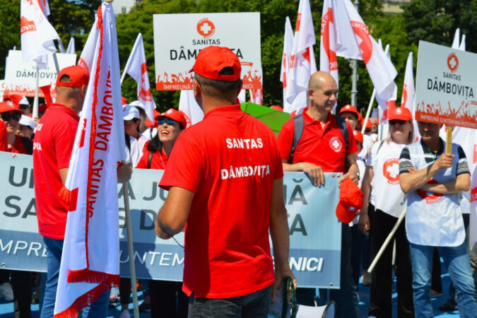  SANITAS Dâmbovița anunță noi acțiuni de protest în sistemul sanitar și de asistență socială