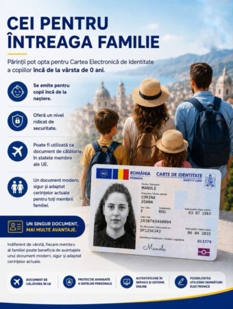 Știai că poți solicita Cartea Electronică de Identitate (CEI) pentru copilul tău încă de la naștere?