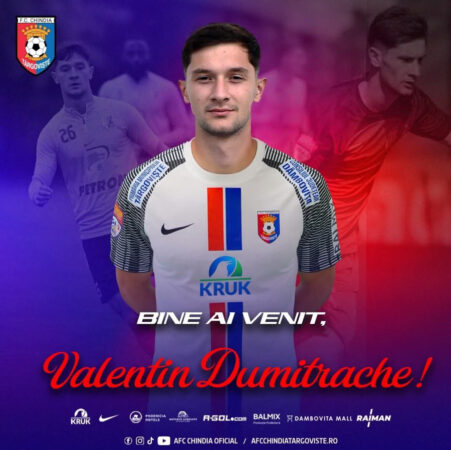 Transfer important : Valentin Dumitrache ajunge la Chindia Târgoviște Transfer important : Valentin Dumitrache ajunge la Chindia Târgoviște