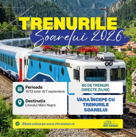 Trenurile Soarelui 2026 pornesc spre litoral: a început sezonul vacanțelor la Marea Neagră Trenurile Soarelui 2026 pornesc spre litoral: a început sezonul vacanțelor la Marea Neagră