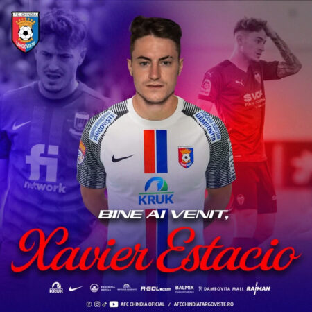 Xavi Estacio, noul fundaș dreapta al Chindiei Târgoviște 