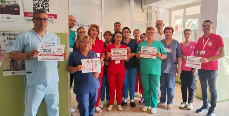 A doua zi de grevă generală în sănătate: SANITAS Dâmbovița își menține revendicările