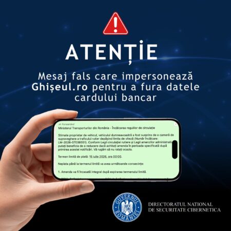 Alertă de gradul zero! Escrocii folosesc numele Ghișeul.ro pentru a fura datele cardurilor bancare