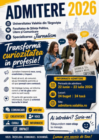 Astăzi și mâine mai poți deveni student la la Universitatea „Valahia” din Târgoviște! Astăzi și mâine mai poți deveni student la la Universitatea „Valahia” din Târgoviște!