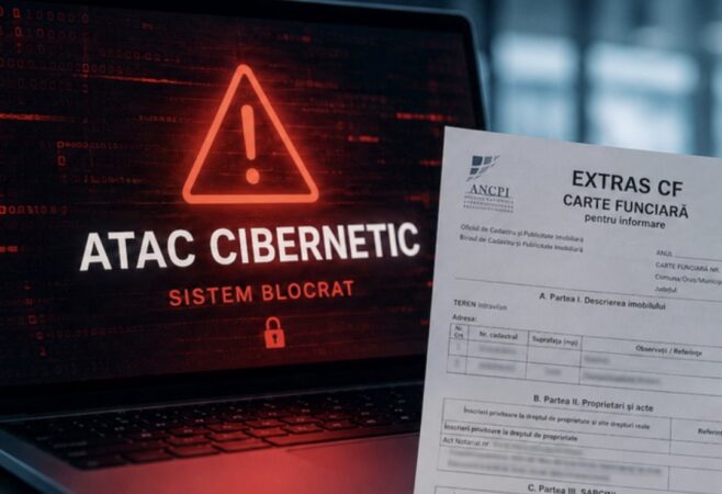 Atac cibernetic fără precedent la ANCPI! Sistemul de cadastru și carte funciară este blocat Atac cibernetic fără precedent la ANCPI! Sistemul de cadastru și carte funciară este blocat