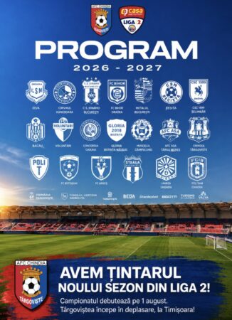 Chindia și-a aflat programul din noul sezon al Ligii a II-a! Debut în deplasare, la Timișoara