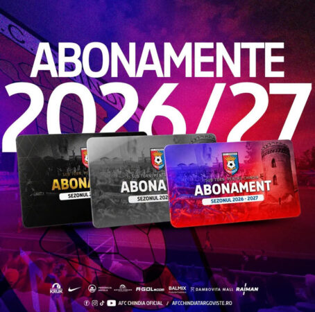 Chindia Târgoviște a dat startul vânzării abonamentelor pentru sezonul 2026-2027! Fanii primesc și un cadou