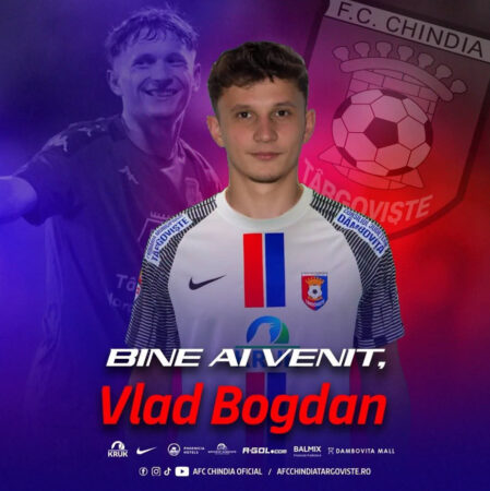Chindia Târgoviște l-a transferat pe Vlad Bogdan Chindia Târgoviște l-a transferat pe Vlad Bogdan