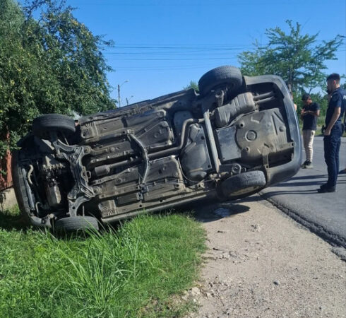 Coliziune cu impact violent la Bujoreanca: un șofer a ajuns la spital