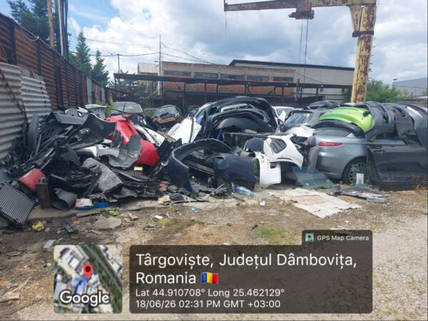 Dezmembrări auto ilegale și deșeuri depozitate necorespunzător! Garda de Mediu Dâmbovița a aplicat sancțiuni usturătoare Dezmembrări auto ilegale și deșeuri depozitate necorespunzător! Garda de Mediu Dâmbovița a aplicat sancțiuni usturătoare