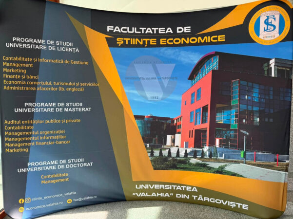Facultatea de Științe Economice a Universității Valahia îi așteaptă pe absolvenții de Bacalaureat la admiterea 2026