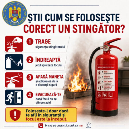 ISU Dâmbovița explică pașii care pot salva vieți în primele minute ale unui incendiu