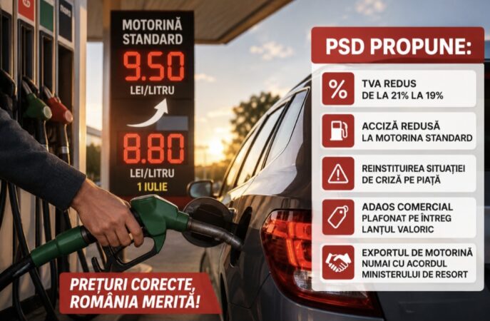 PSD cere urgent reducerea TVA și a accizei la carburanți. Nou proiect de lege depus în Parlament pentru ieftinirea combustibililor PSD cere urgent reducerea TVA și a accizei la carburanți. Nou proiect de lege depus în Parlament pentru ieftinirea combustibililor
