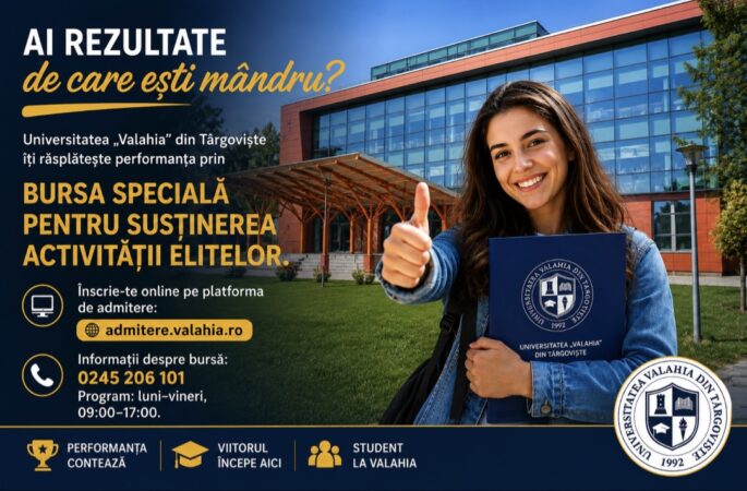 Performanța este răsplătită la Universitatea „Valahia” din Târgoviște!