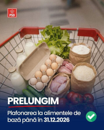 Plafonarea adaosului comercial la alimentele de bază se prelungește Plafonarea adaosului comercial la alimentele de bază se prelungește