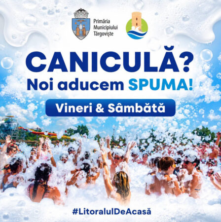 SUPER SPUMĂ PARTY la Complexul Turistic de Natație Târgoviște! Distracție garantată SUPER SPUMĂ PARTY la Complexul Turistic de Natație Târgoviște! Distracție garantată