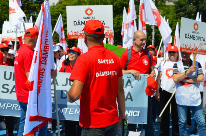 Sănătatea intră în grevă generală! SANITAS anunță calendarul protestelor, și județul Dâmbovița se alătură