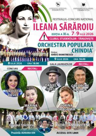 Schimbare de locație pentru Festivalul „Ileana Sărăroiu” din Târgoviște Schimbare de locație pentru Festivalul „Ileana Sărăroiu” din Târgoviște