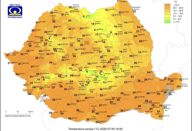 Vreme de toamnă în plină vară! Temperaturile au coborât până la 12°C: Urmează zile cu ploi, vijelii și grindină Vreme de toamnă în plină vară! Temperaturile au coborât până la 12°C: Urmează zile cu ploi, vijelii și grindină