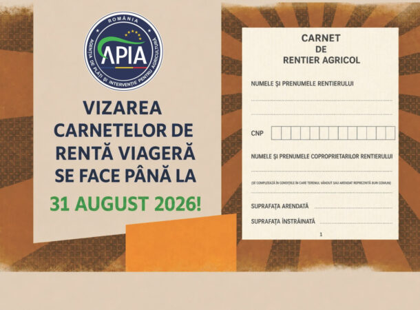 31 august 2026, termen-limită pentru rentierii agricoli! APIA anunță ce trebuie făcut pentru plata rentei 31 august 2026, termen-limită pentru rentierii agricoli! APIA anunță ce trebuie făcut pentru plata rentei