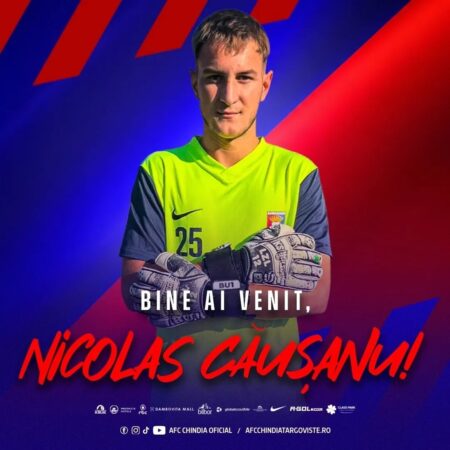 Chindia își întărește poarta! Nicolas Căușanu, noul pariu al echipei târgoviștene Chindia își întărește poarta! Nicolas Căușanu, noul pariu al echipei târgoviștene