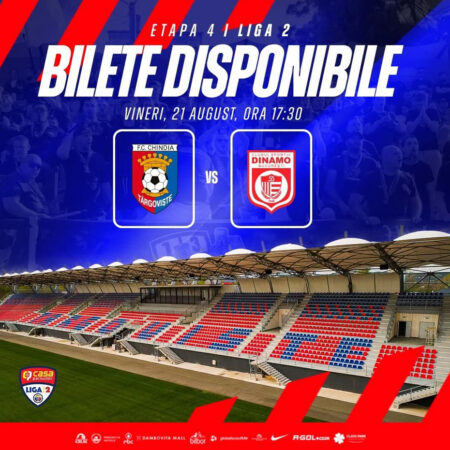 Chindia își cheamă suporterii la stadion! Duel cu CS Dinamo, vineri, la Eugen Popescu Chindia își cheamă suporterii la stadion! Duel cu CS Dinamo, vineri, la Eugen Popescu