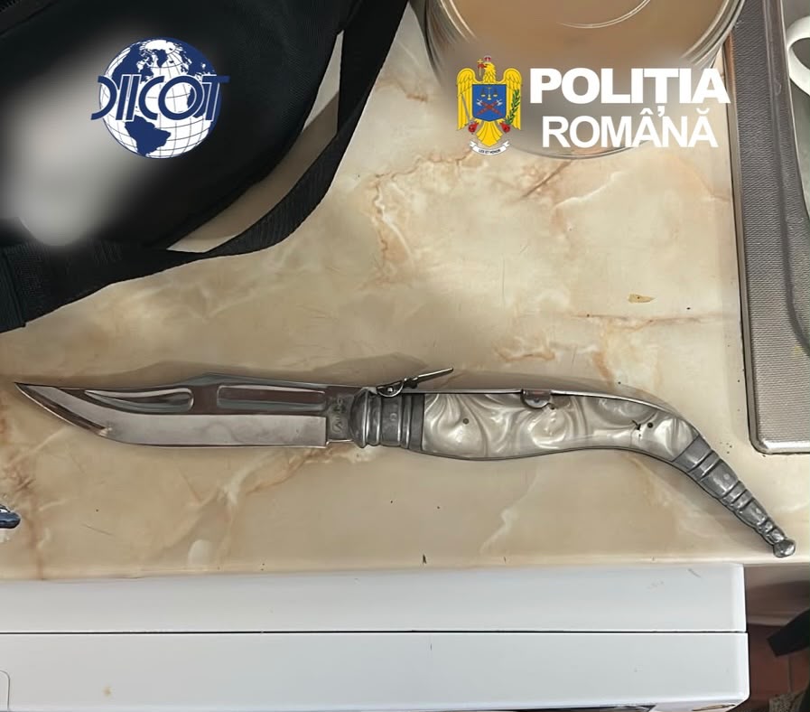 DROGURI, REVOLVER ȘI 21 DE CARTUȘE! TÂNĂR DE 22 DE ANI, ARESTAT ÎN DÂMBOVIȚA