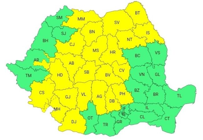 Dâmbovița, sub amenințarea ploilor torențiale, vijeliilor și grindinei Dâmbovița, sub amenințarea ploilor torențiale, vijeliilor și grindinei