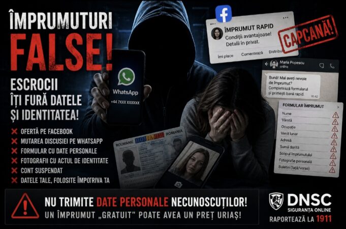ATENȚIE LA „ÎMPRUMUTURILE” DE PE FACEBOOK! Escrocii vă cer buletinul și datele personale, apoi pot prelua controlul conturilor ATENȚIE LA „ÎMPRUMUTURILE” DE PE FACEBOOK! Escrocii vă cer buletinul și datele personale, apoi pot prelua controlul conturilor