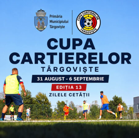 Încep pregătirile pentru Zilele Cetății Târgoviște! „Cupa Cartierelor” revine pe teren Încep pregătirile pentru Zilele Cetății Târgoviște! „Cupa Cartierelor” revine pe teren
