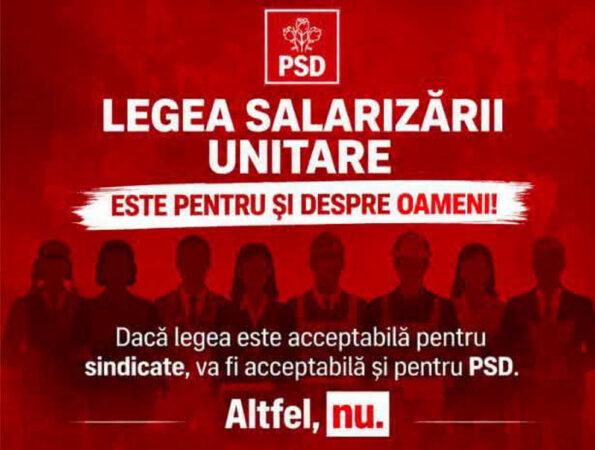 Legea Salarizării Unitare, în centrul tensiunilor. PSD anunță: Nu semnăm în orb și nu vindem liniștea oamenilor pe promisiuni Legea Salarizării Unitare, în centrul tensiunilor. PSD anunță: Nu semnăm în orb și nu vindem liniștea oamenilor pe promisiuni