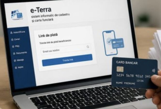 Funcționalitatea „Link de plată” din aplicația e-Terra a fost reactivată începând cu 20 august 2026 Funcționalitatea „Link de plată” din aplicația e-Terra a fost reactivată începând cu 20 august 2026