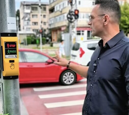 Noile semafoare pietonale din Târgoviște, verificate în teren: sistemul funcționează normal.