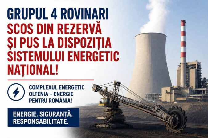 România are nevoie de cărbunele din Gorj! Grupul de la Rovinari, pregătit să sprijine Sistemul Energetic Național România are nevoie de cărbunele din Gorj! Grupul de la Rovinari, pregătit să sprijine Sistemul Energetic Național