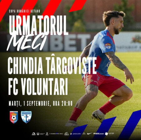 SE ANUNȚĂ SPECTACOL ÎN  ACEASTĂ SEARĂ PE „EUGEN POPESCU”! CHINDIA JOACĂ PENTRU UN NOU PAS ÎN CUPĂ